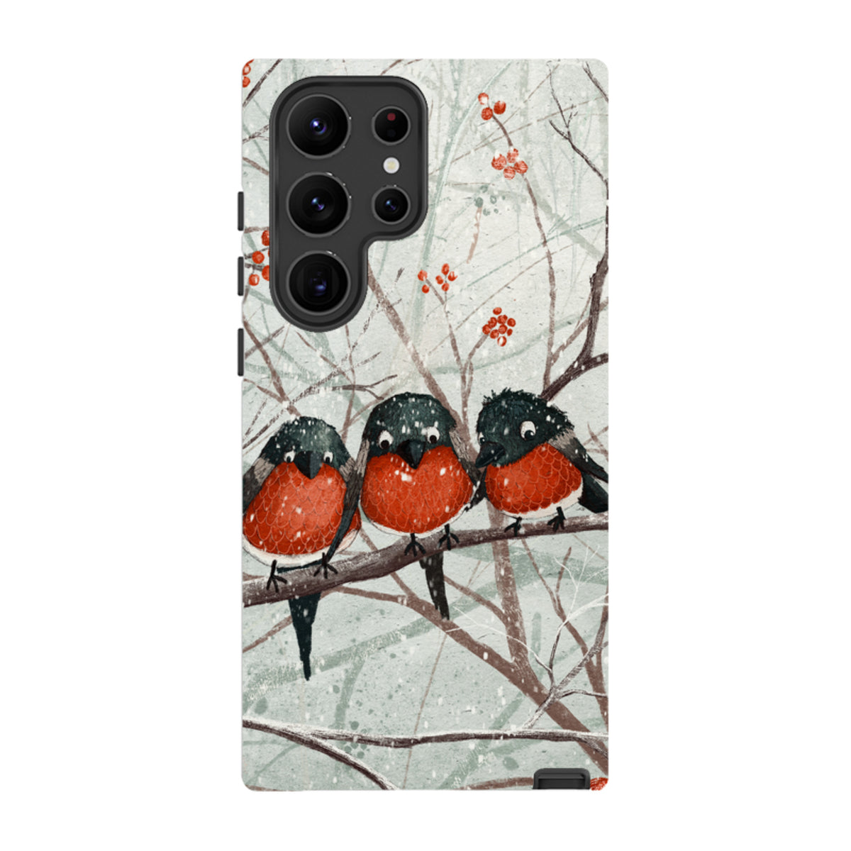 Samsung Tough Case - Frosted Branches By Maja Lindberg