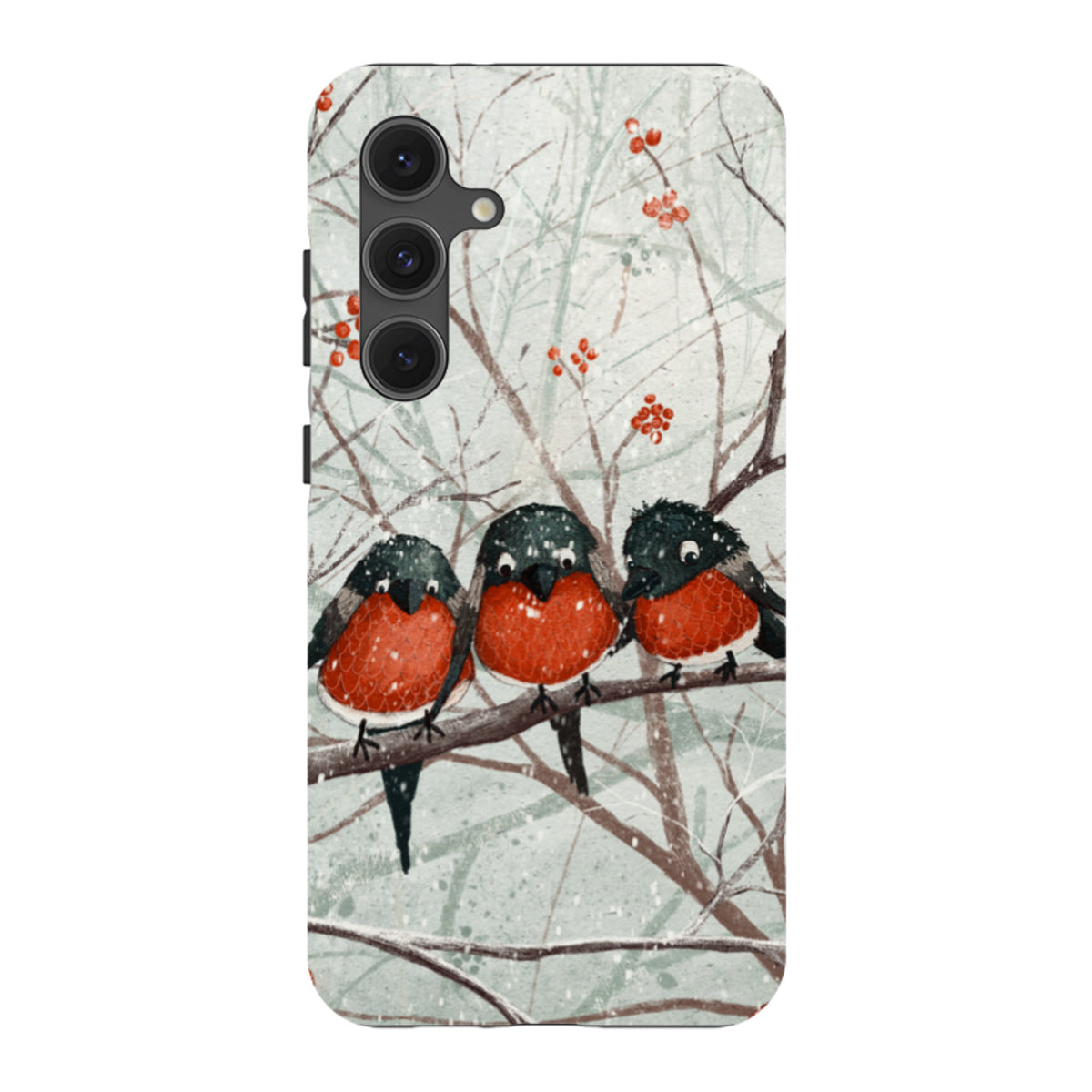 Samsung Tough Case - Frosted Branches By Maja Lindberg