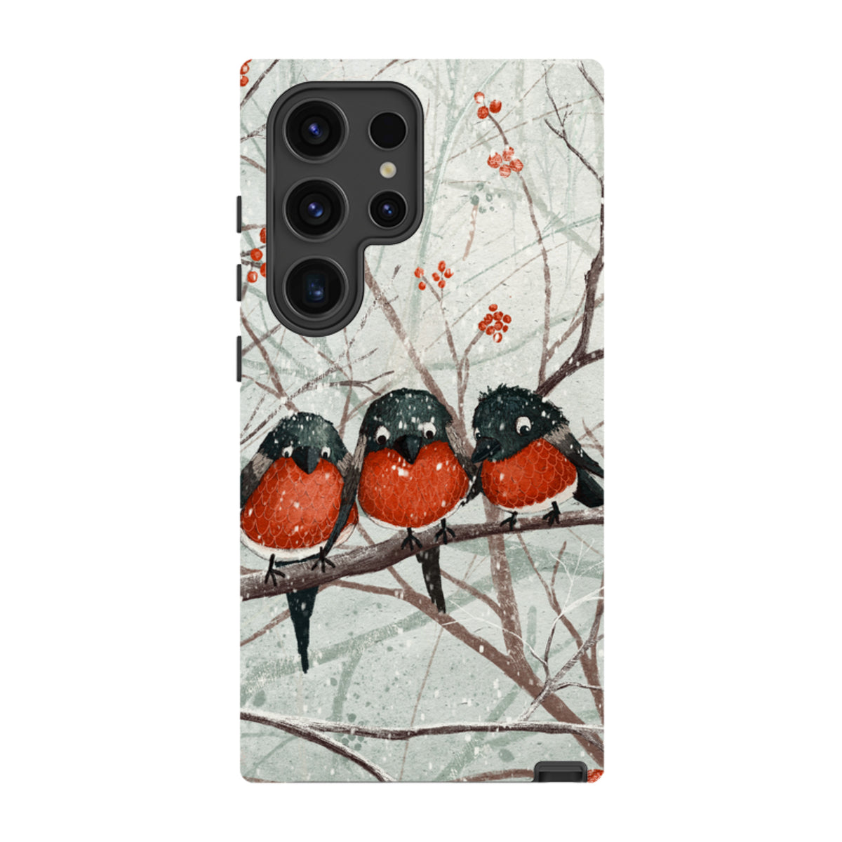 Samsung Tough Case - Frosted Branches By Maja Lindberg