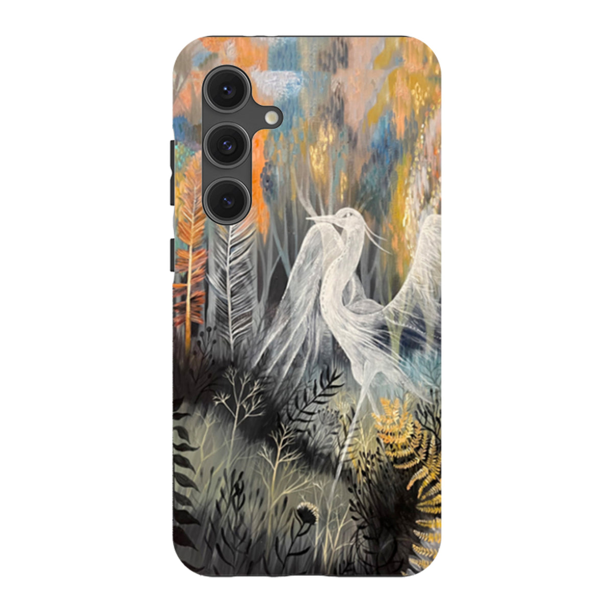 Samsung Tough Case - Ghost Heron By Mia Underwood