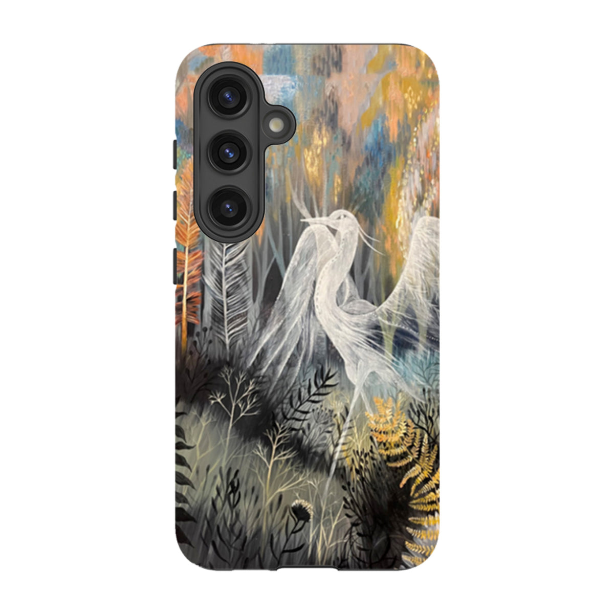 Samsung Tough Case - Ghost Heron By Mia Underwood