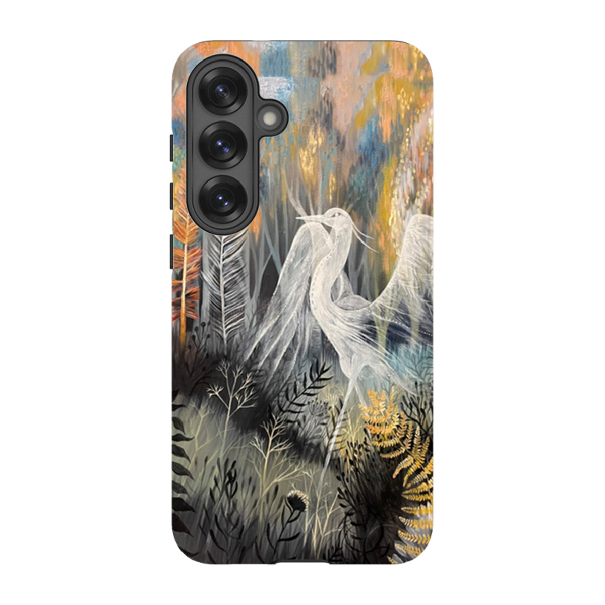 Samsung Tough Case - Ghost Heron By Mia Underwood