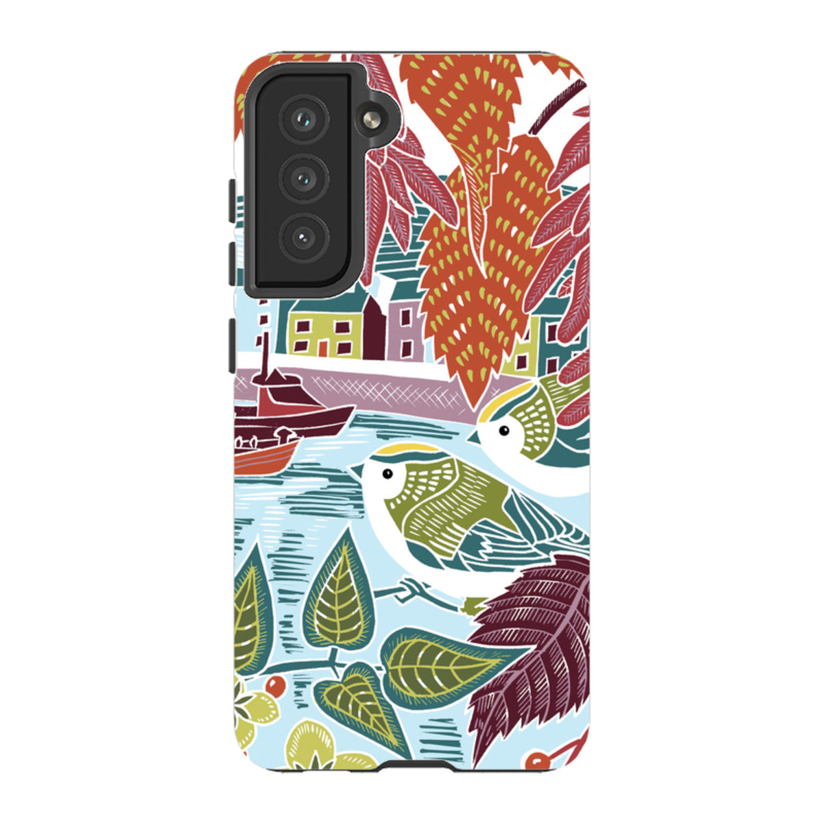 Samsung Tough  Case - Goldcrests Harbour By Kate heiss