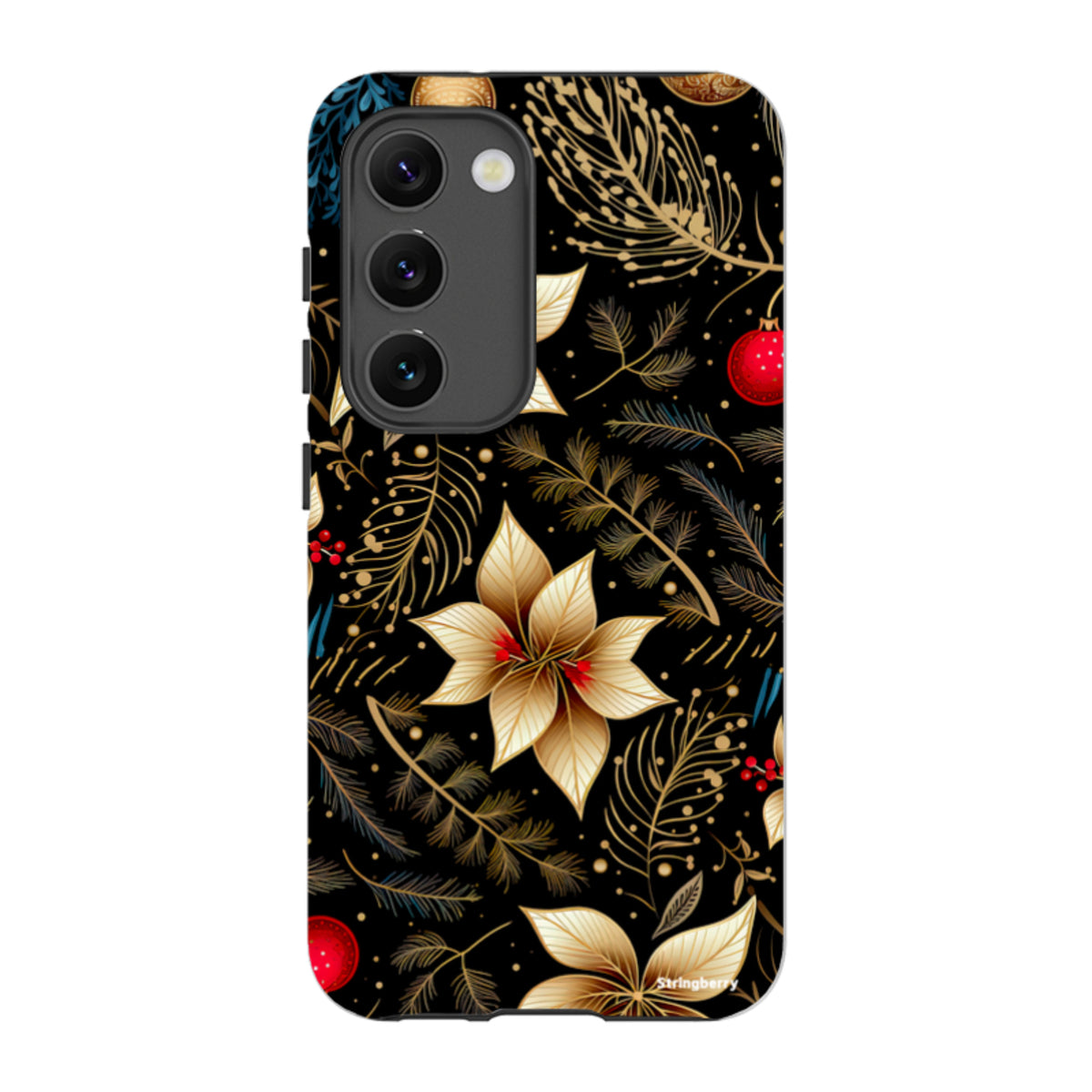 Samsung Tough Case -Golden Winter Floral