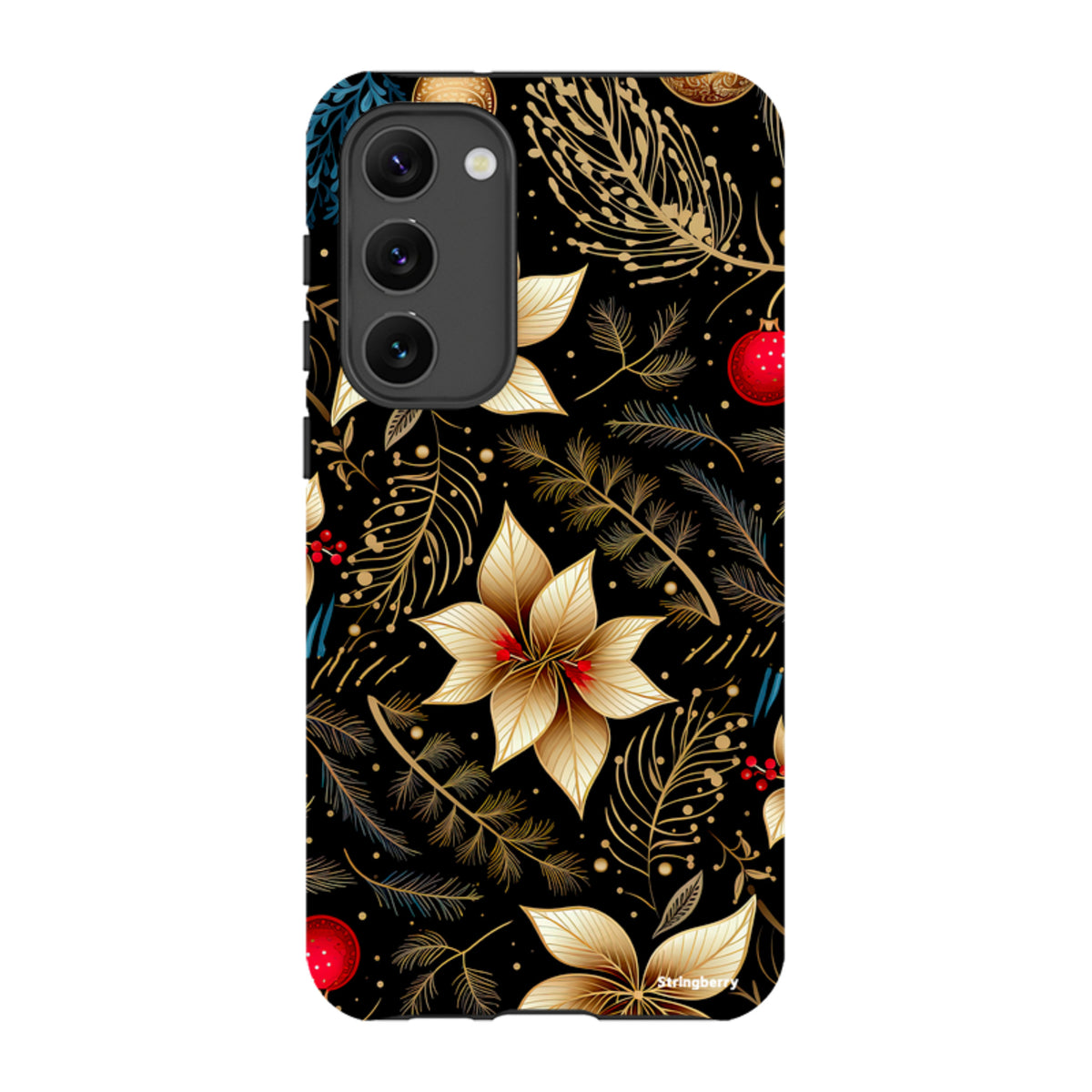 Samsung Tough Case -Golden Winter Floral