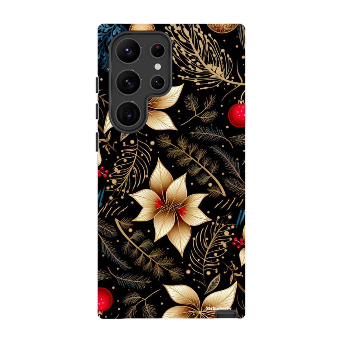 Samsung Tough Case -Golden Winter Floral