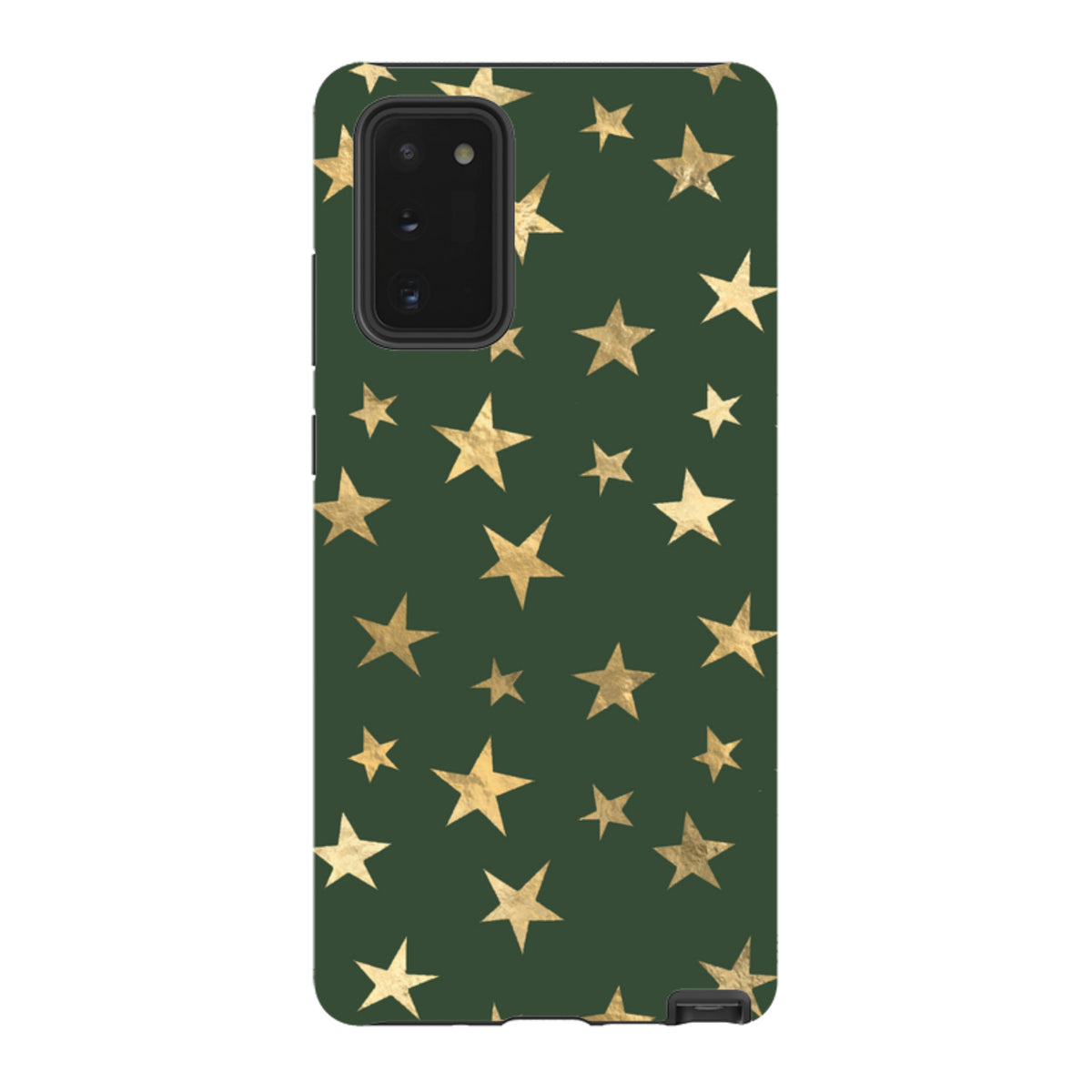 Samsung Tough Case - Green and Gold Stars