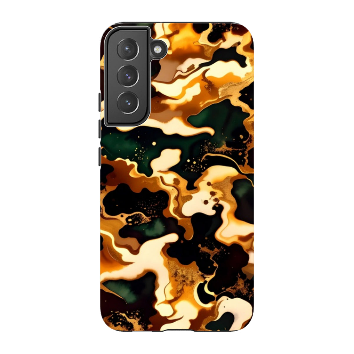 Samsung Tough Case - Green Fire Marble