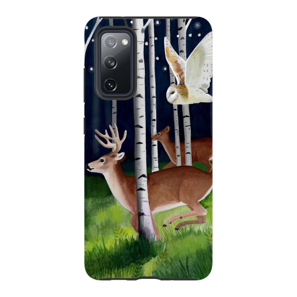 Samsung Tough Case - Green Forest By Bex Parkin