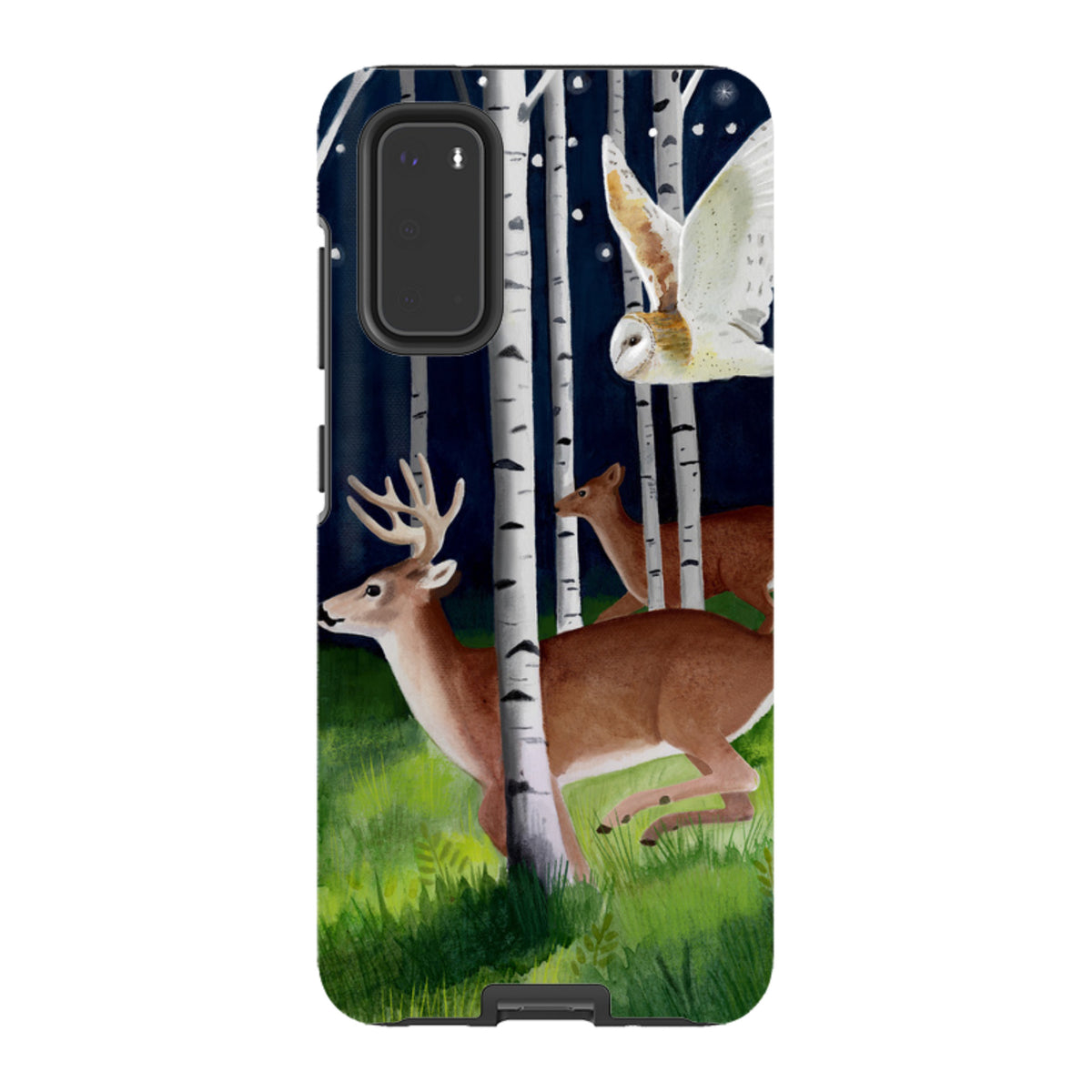 Samsung Tough Case - Green Forest By Bex Parkin