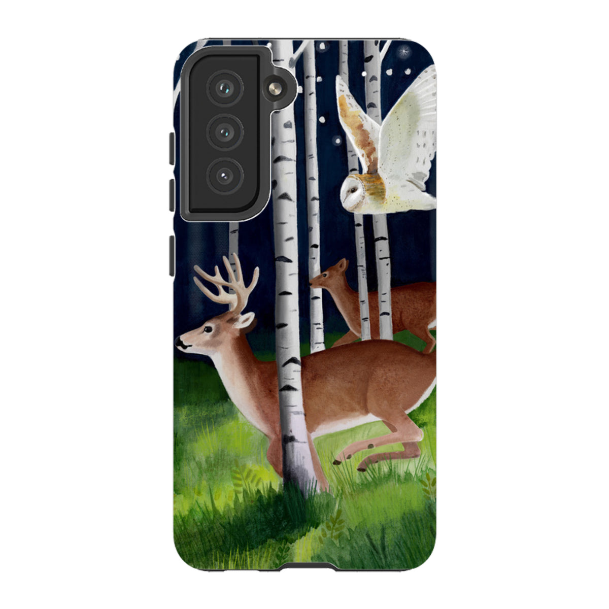 Samsung Tough Case - Green Forest By Bex Parkin