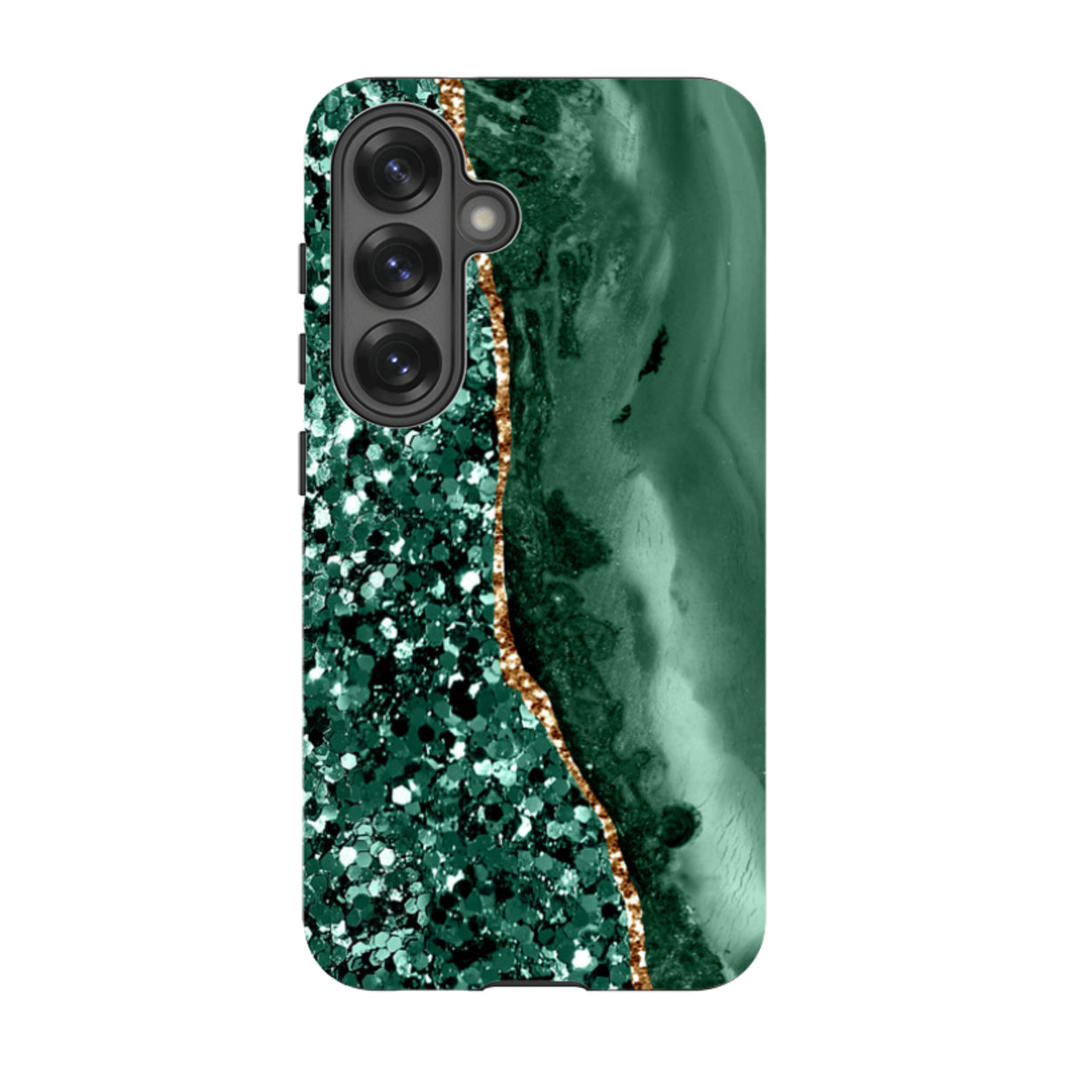 Samsung Tough Case – Grünton (Hülle glitzert nicht)
