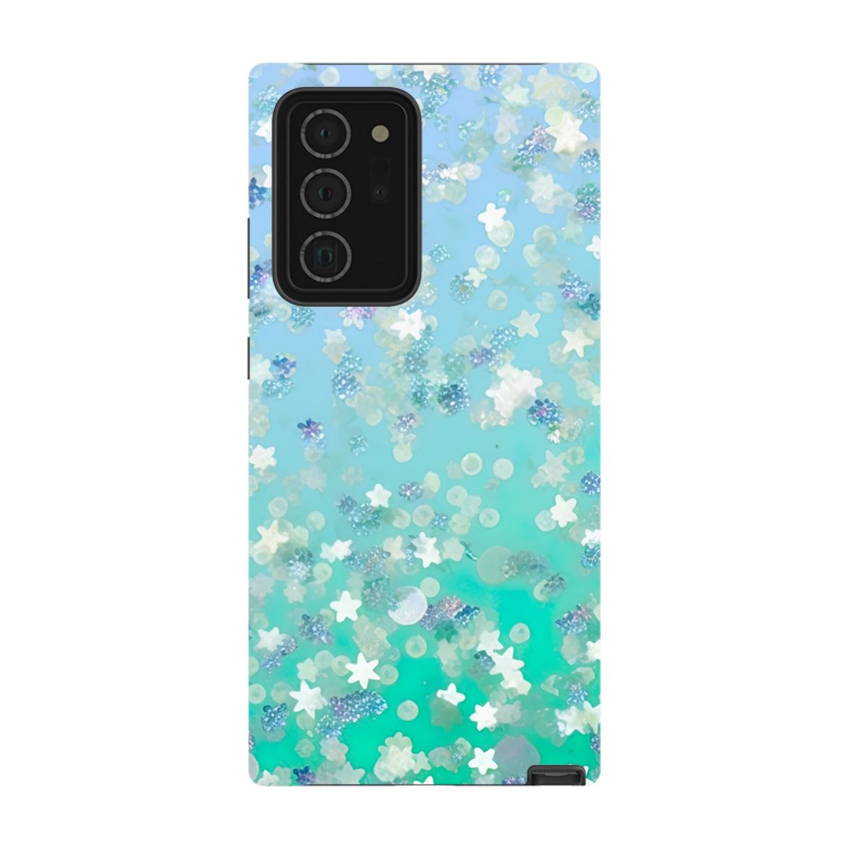 Samsung Tough Case - Green Stars