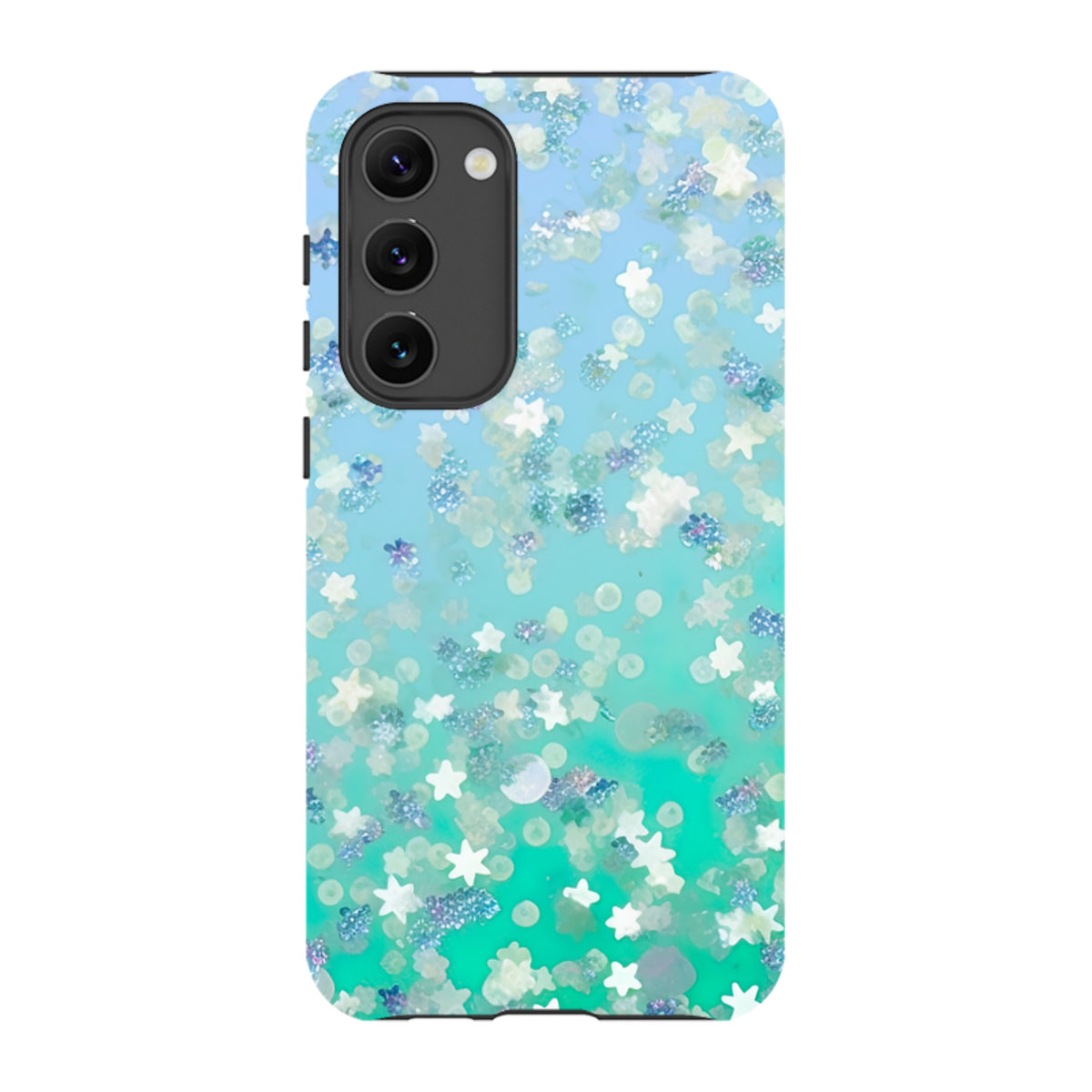 Samsung Tough Case - Green Stars