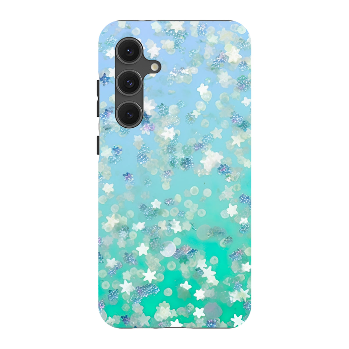 Samsung Tough Case - Green Stars