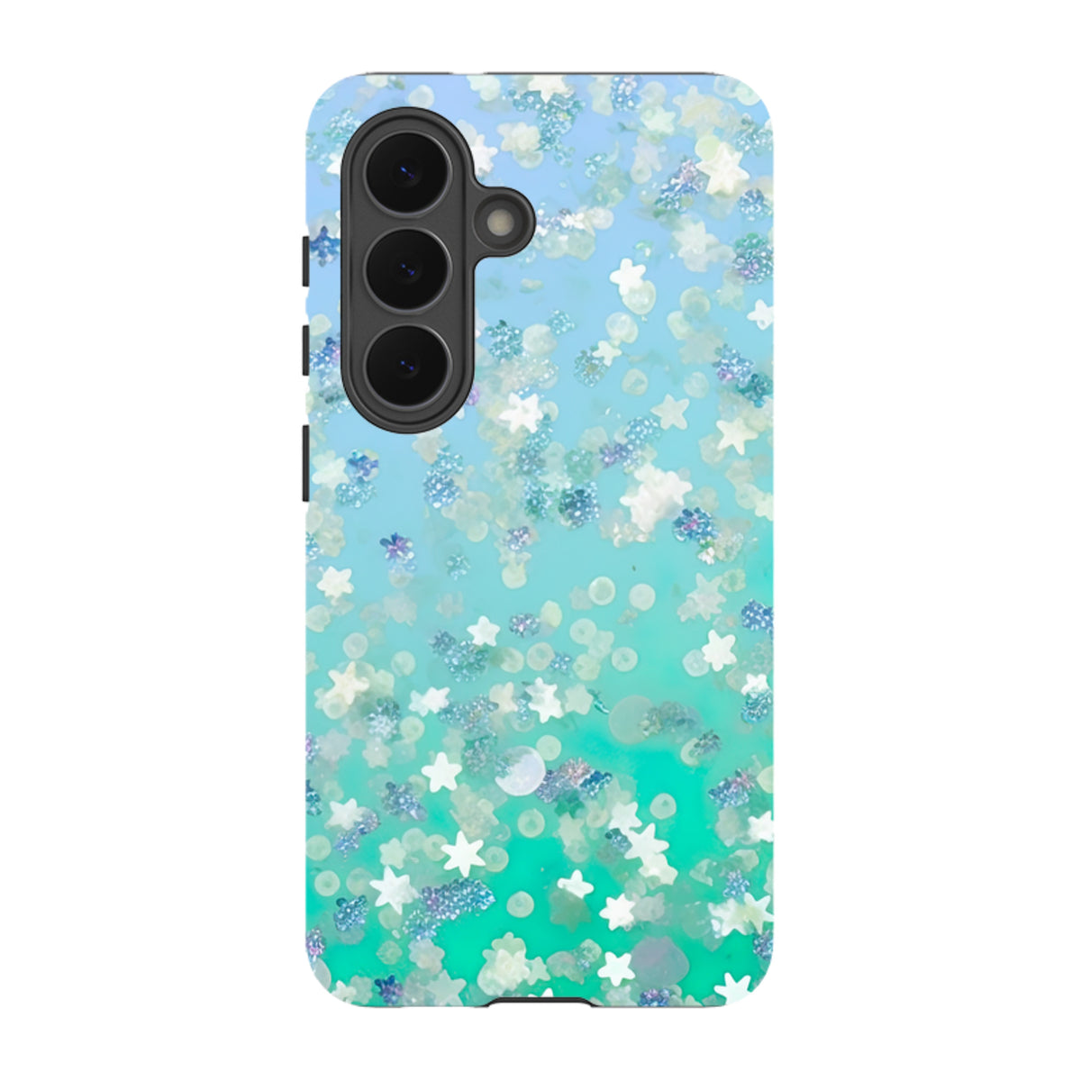 Samsung Tough Case - Green Stars