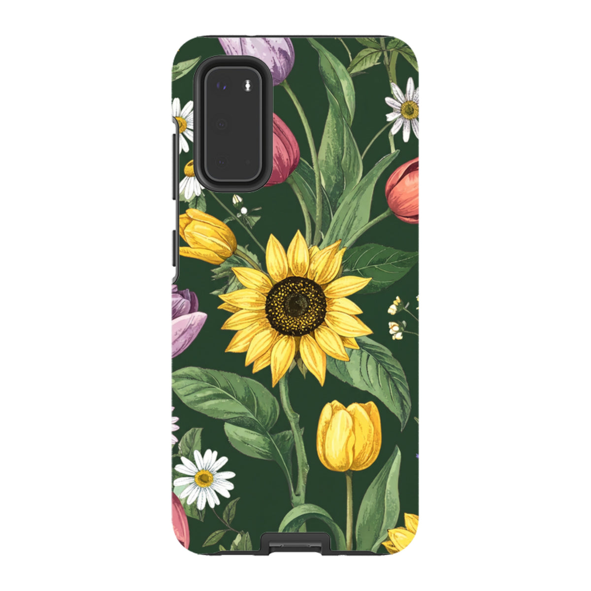 Samsung Tough Case - Grüne Sonnenblumen