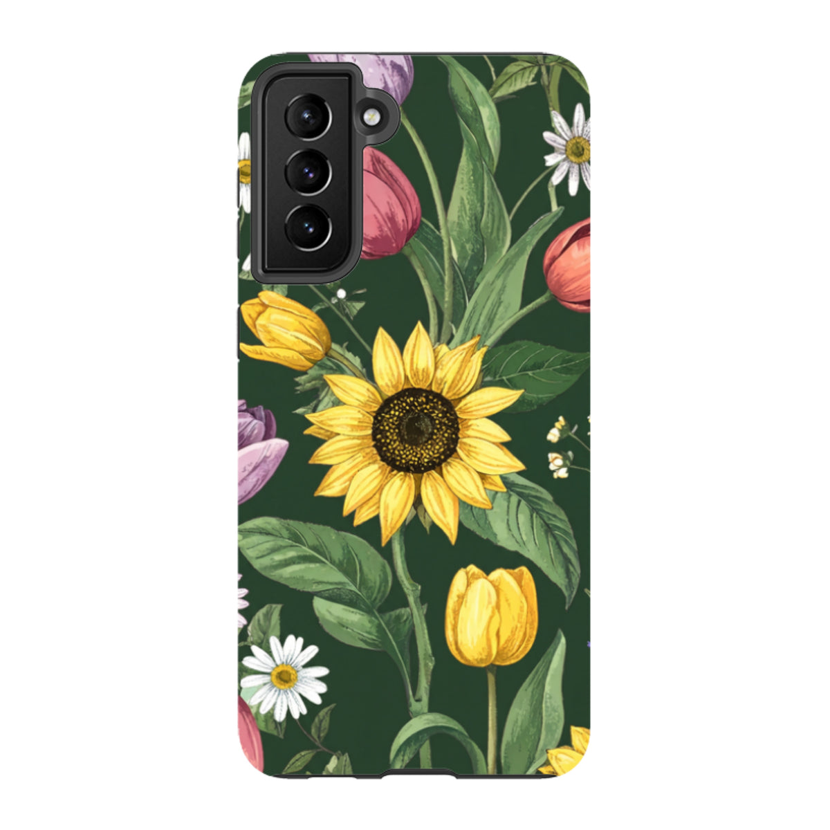 Samsung Tough Case - Grüne Sonnenblumen