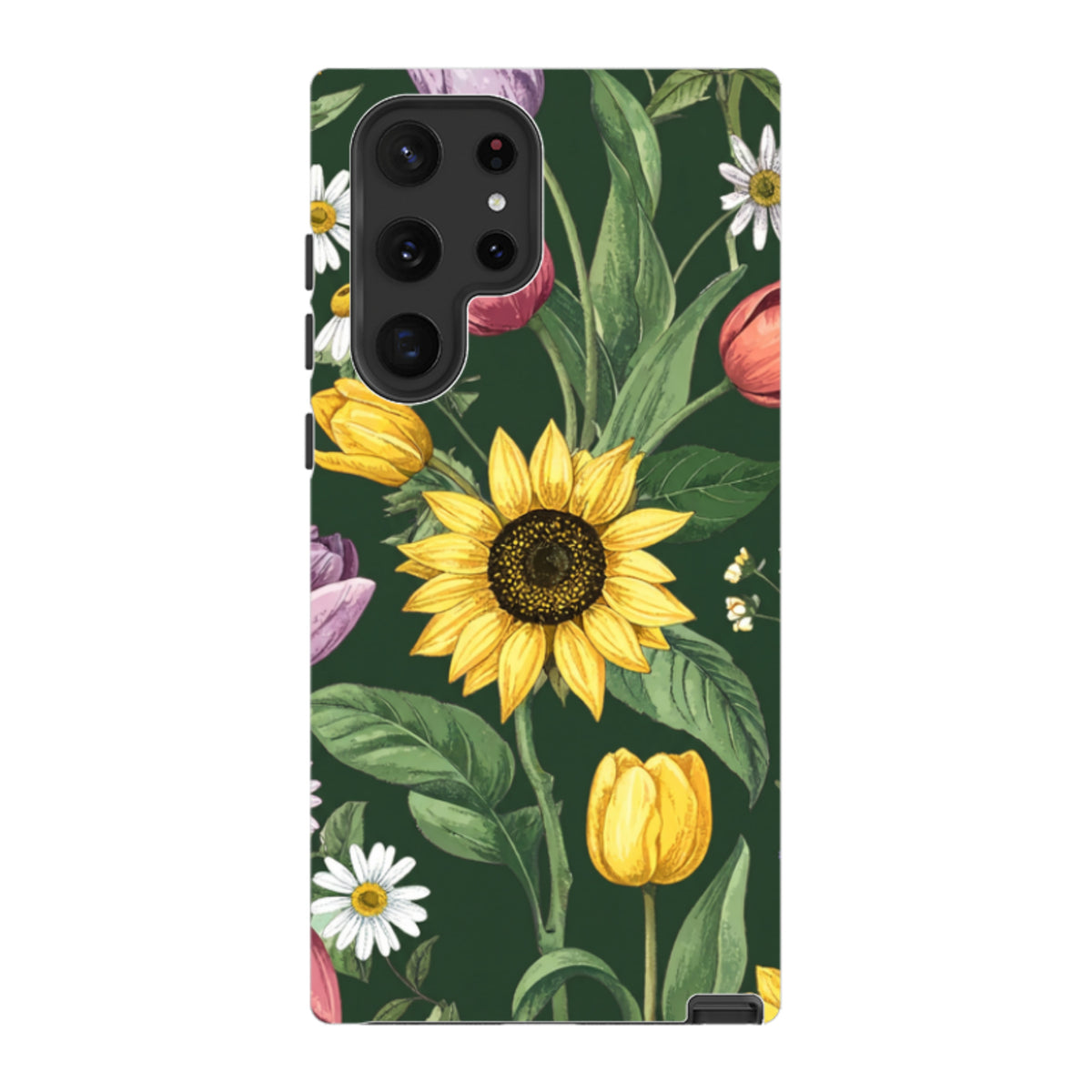 Samsung Tough Case - Grüne Sonnenblumen