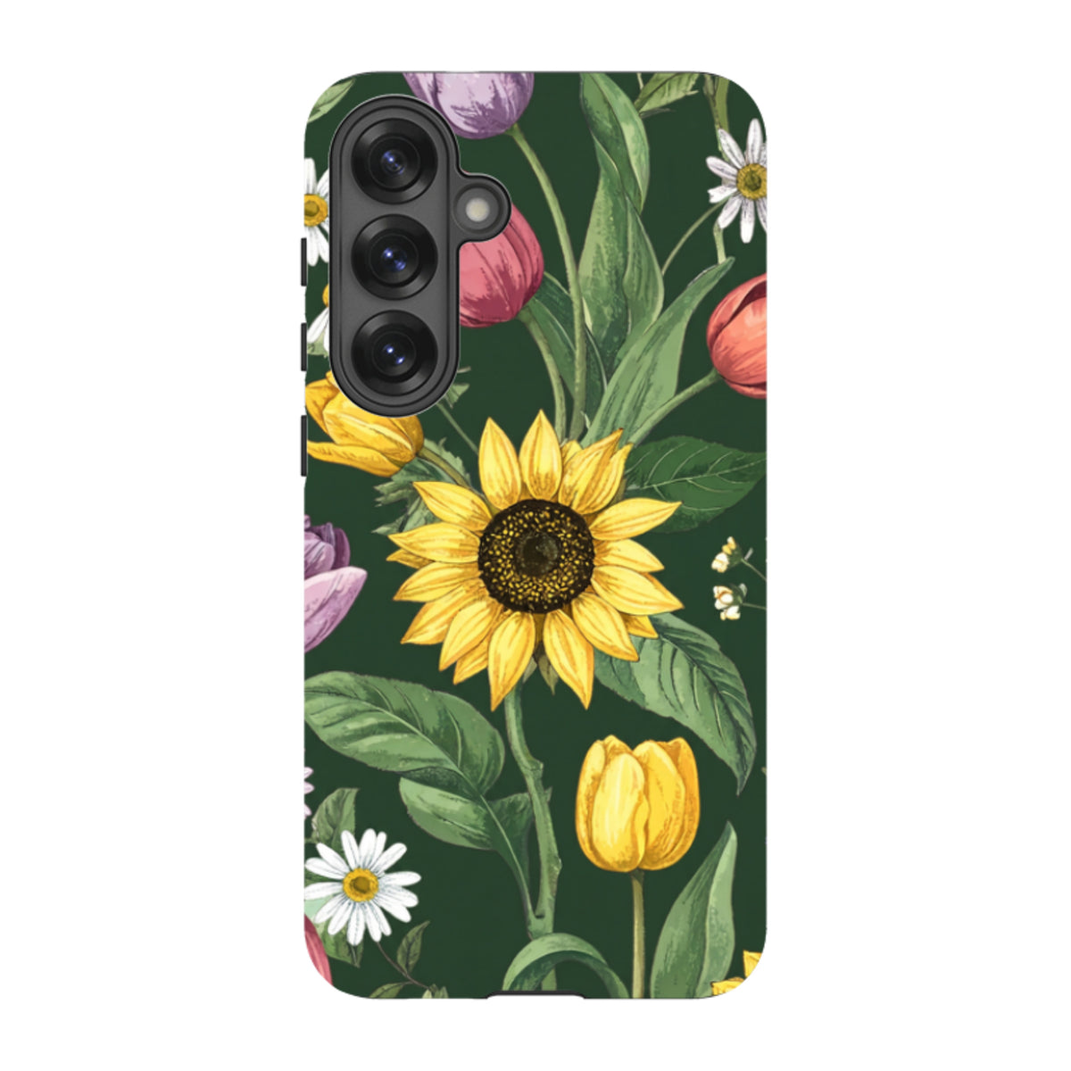 Samsung Tough Case - Grüne Sonnenblumen