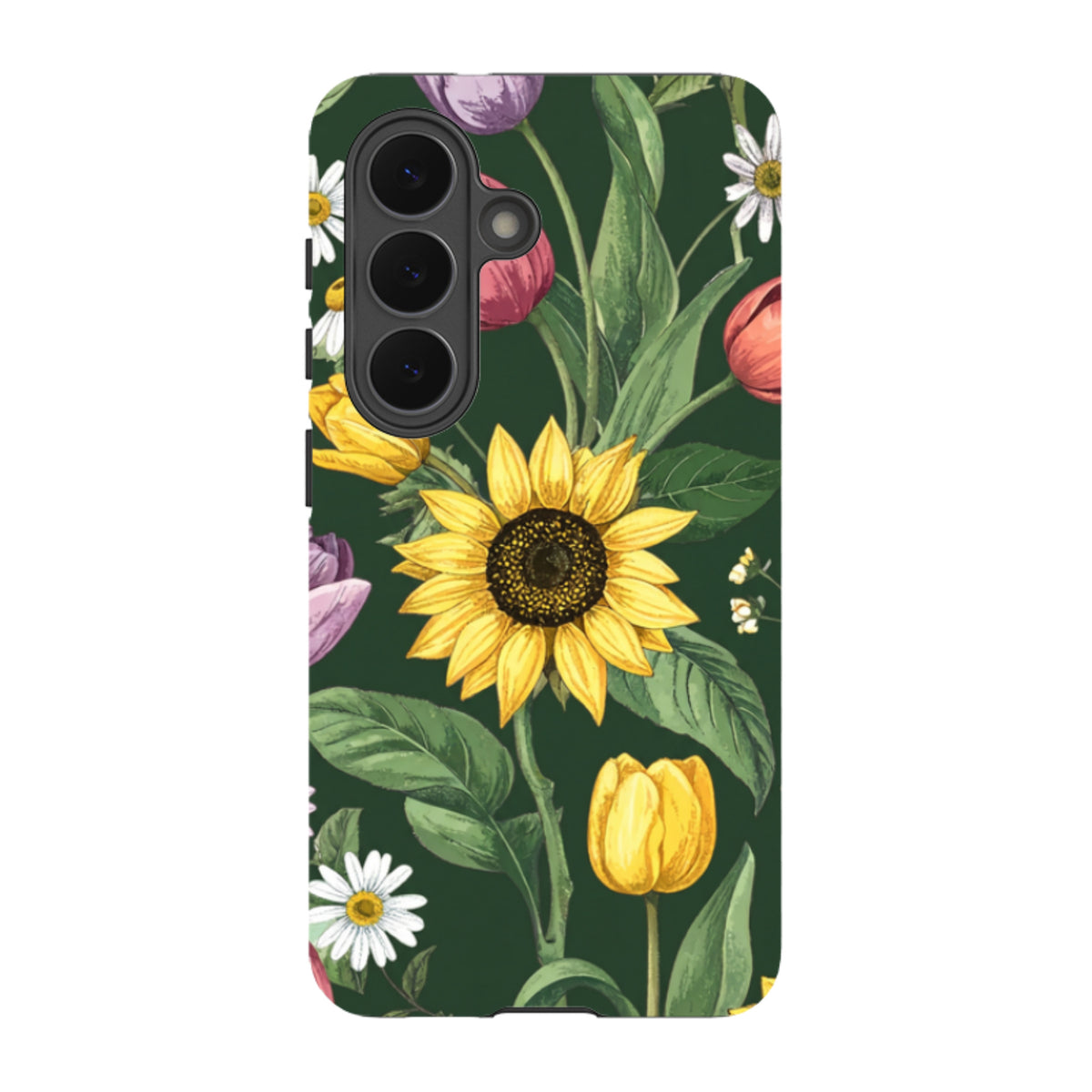 Samsung Tough Case - Grüne Sonnenblumen