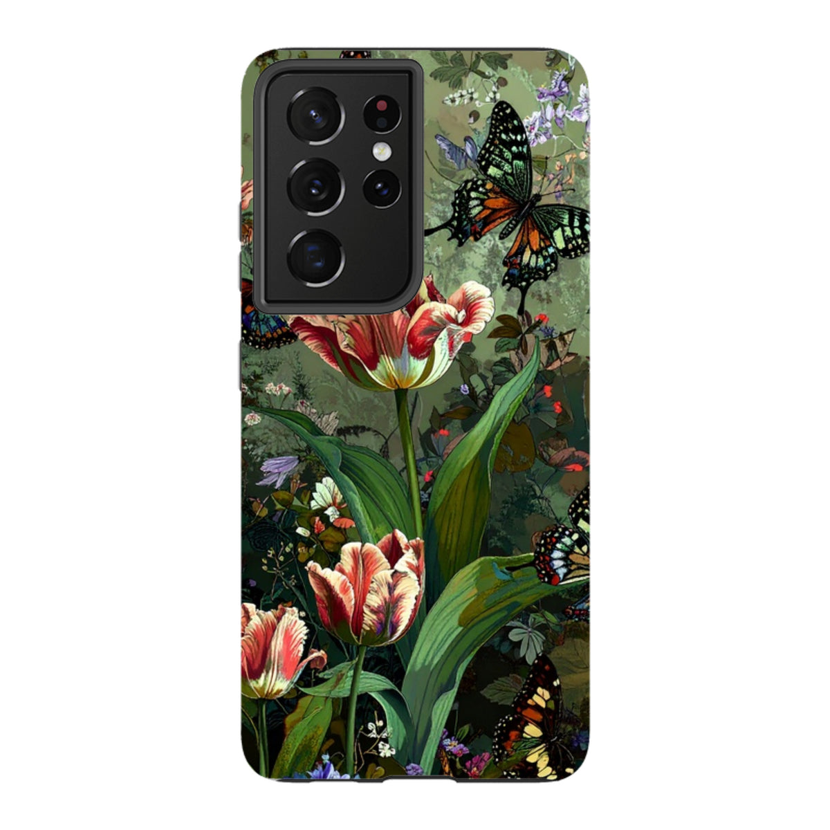 Samsung Tough Case - Green Vyne Butterflies