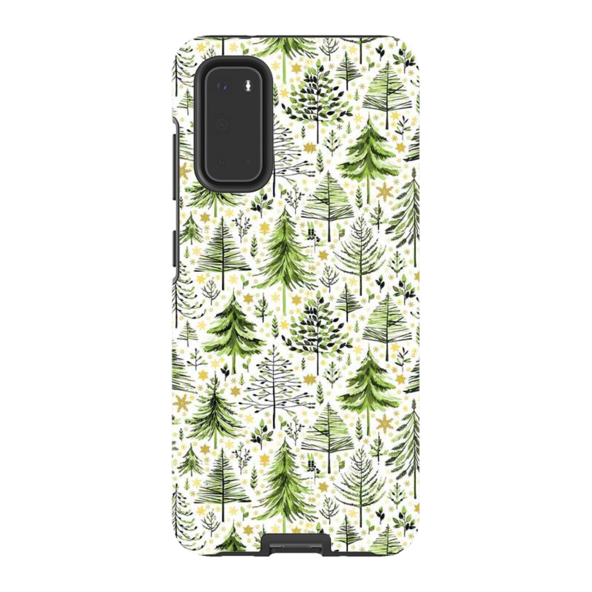 Samsung Tough Case - Green Xmas Trees By Elisabeth Haager