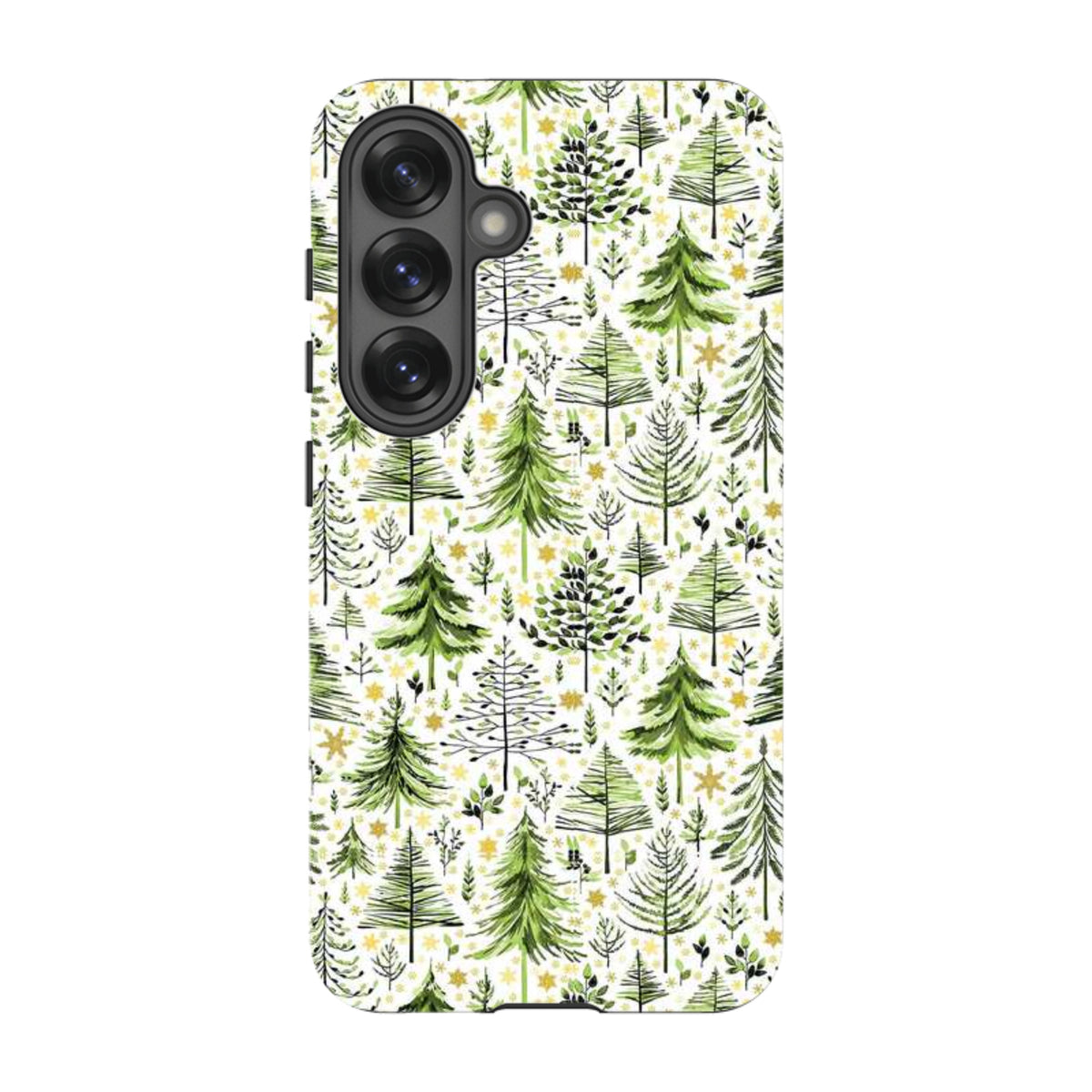 Samsung Tough Case - Green Xmas Trees By Elisabeth Haager