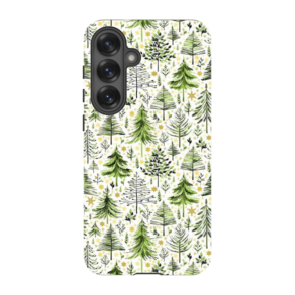 Samsung Tough Case - Green Xmas Trees By Elisabeth Haager