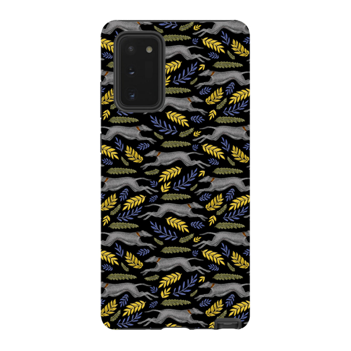 Samsung Tough Case - Greyhound Pattern By Catherine Rowe
