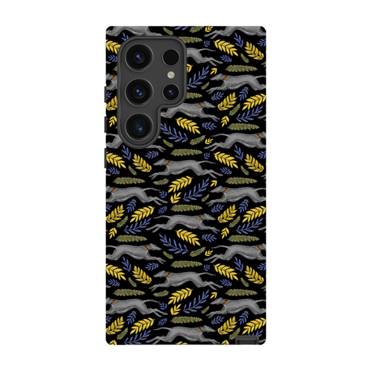 Samsung Tough Case - Greyhound Pattern By Catherine Rowe
