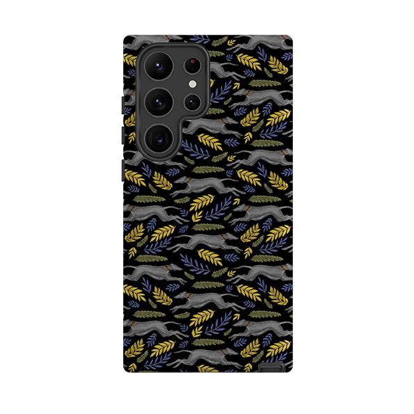 Samsung Tough Case - Greyhound Pattern By Catherine Rowe