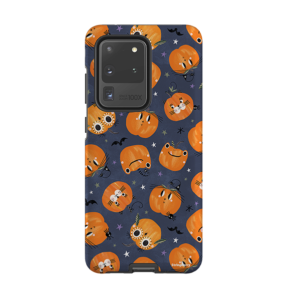 Samsung Tough Case - Halloween Pumpkin Dark By Ali Brookes
