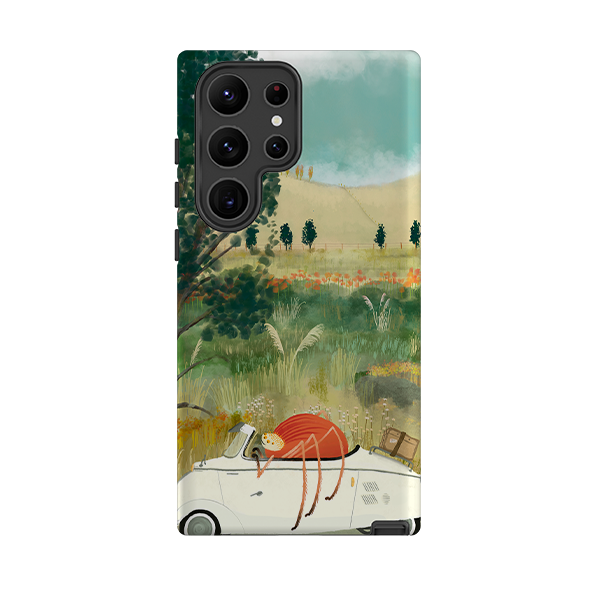 Samsung Tough Case - Happy Travels By Katherine Quinn