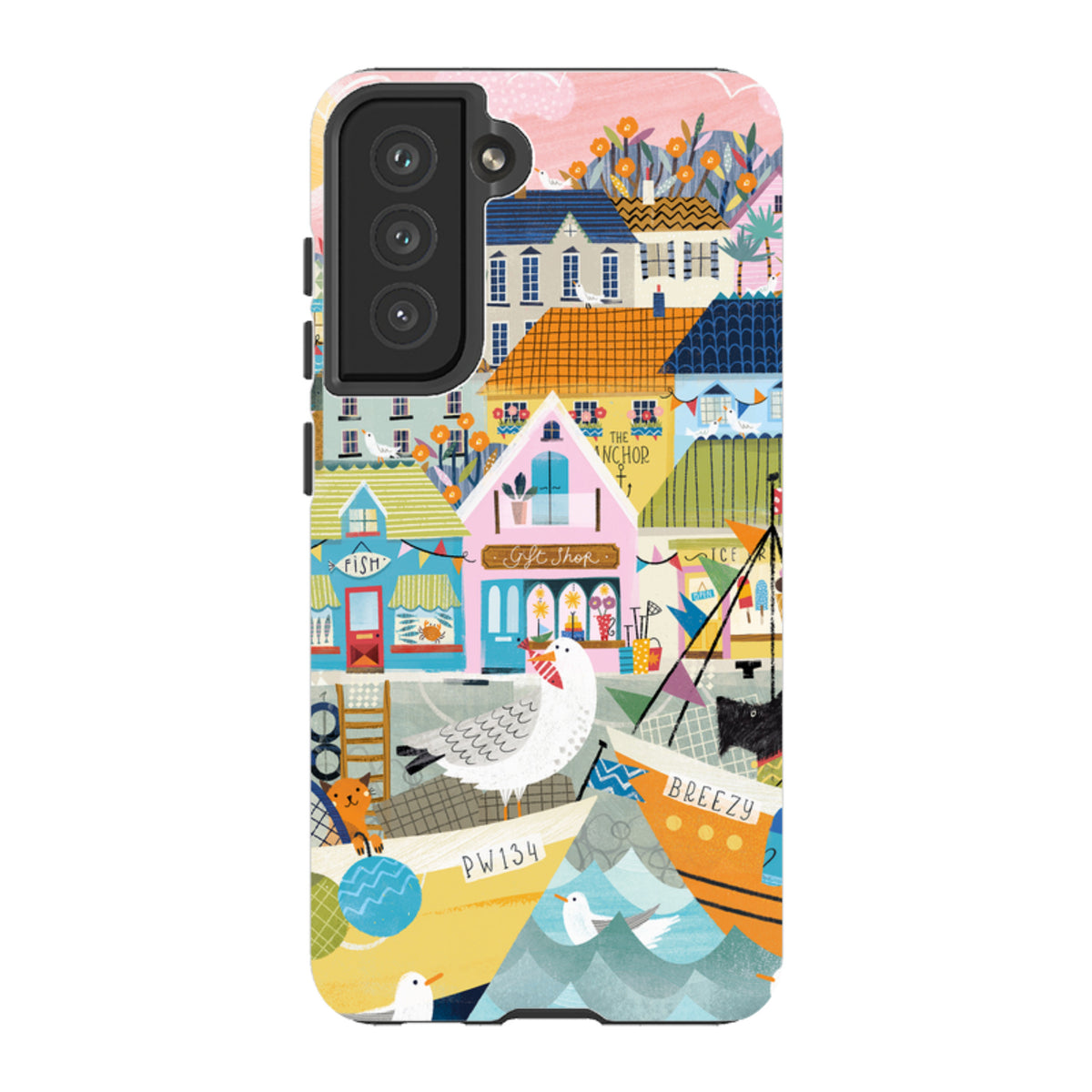 Samsung Tough  Case - Harbour 1 By Ali Brookes