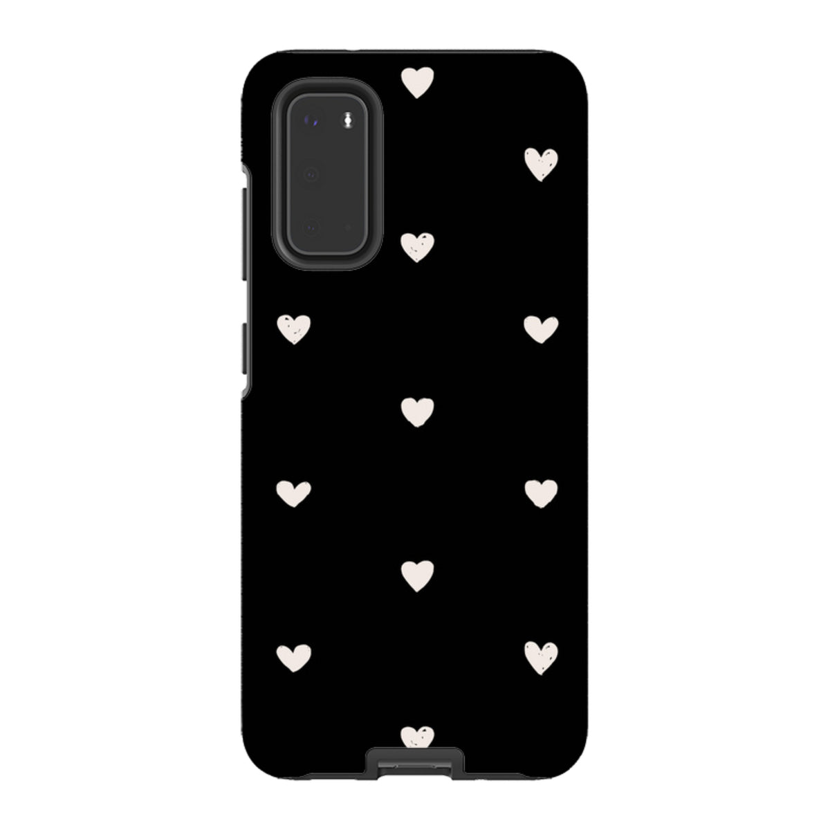 Samsung Tough Case - Hearts Black
