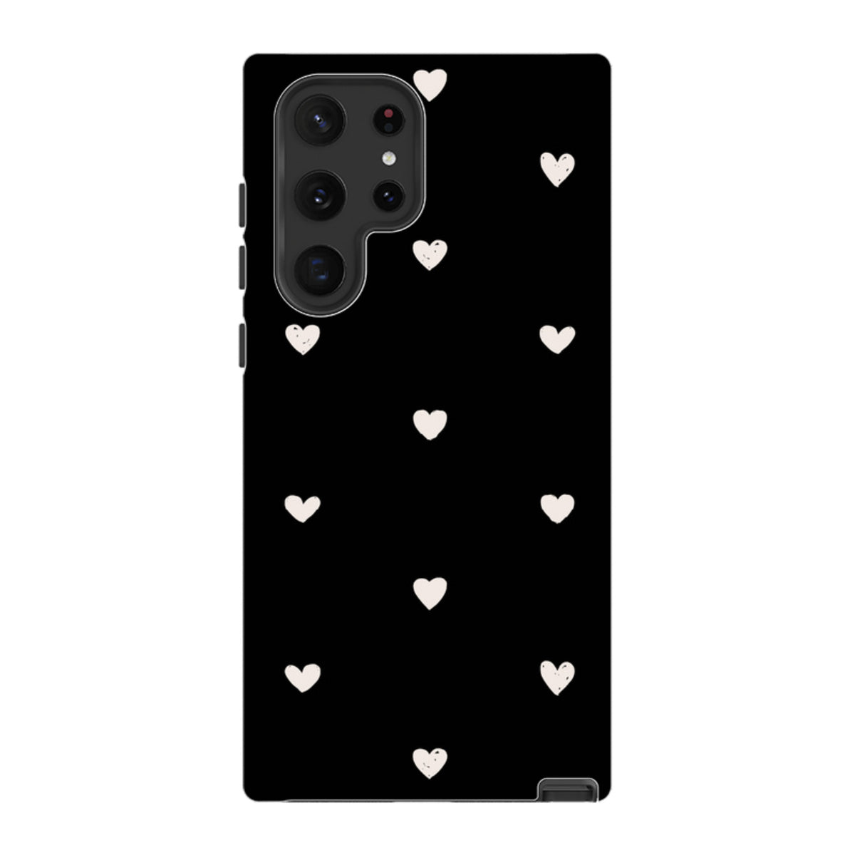 Samsung Tough Case - Hearts Black