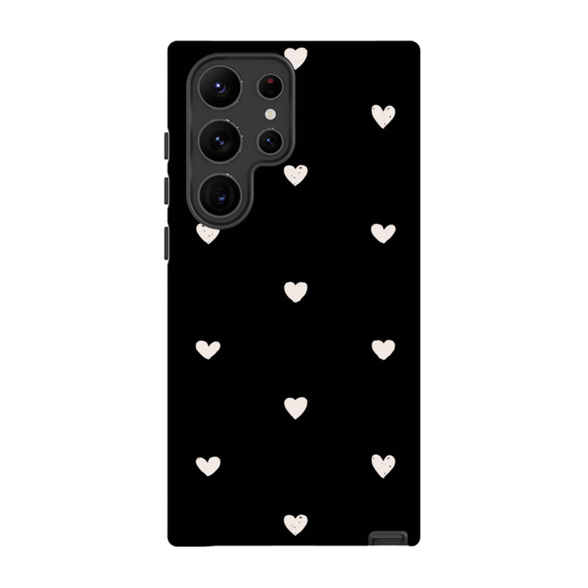 Samsung Tough Case - Hearts Black