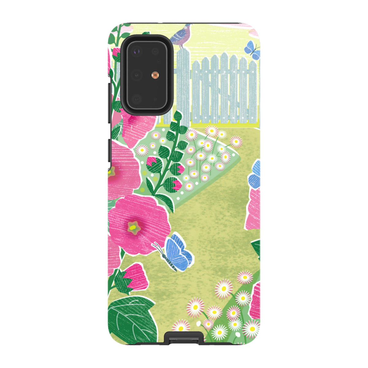 Samsung Tough Case - Hollyhocks By Liane Payne