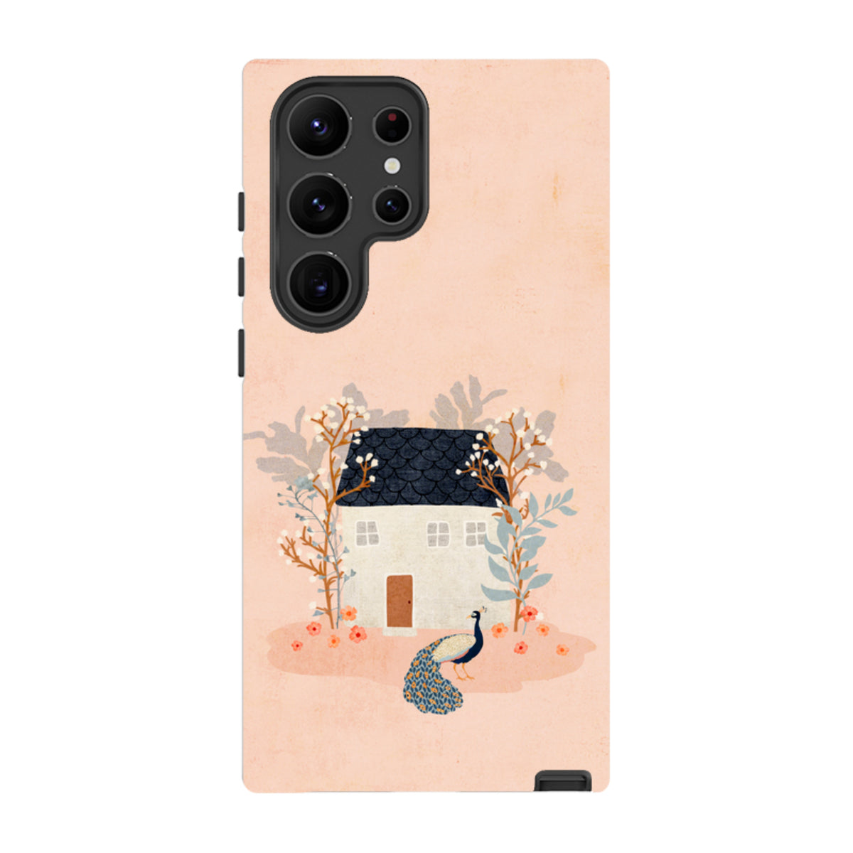 Samsung Tough Case - Home Pink By Katherine Quinn