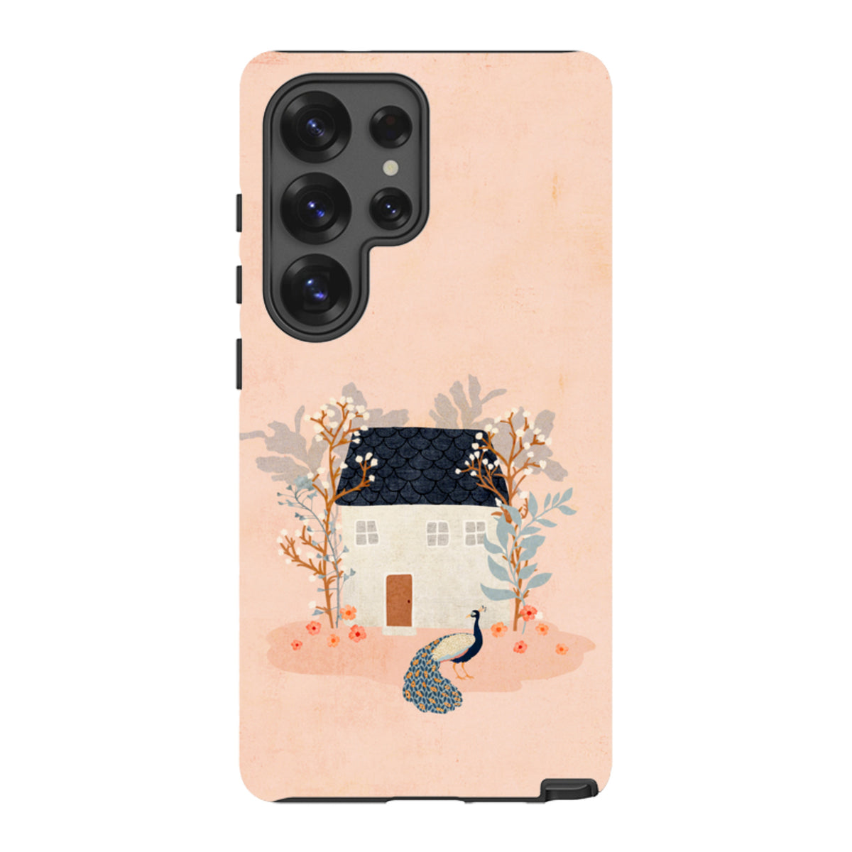 Samsung Tough Case - Home Pink By Katherine Quinn