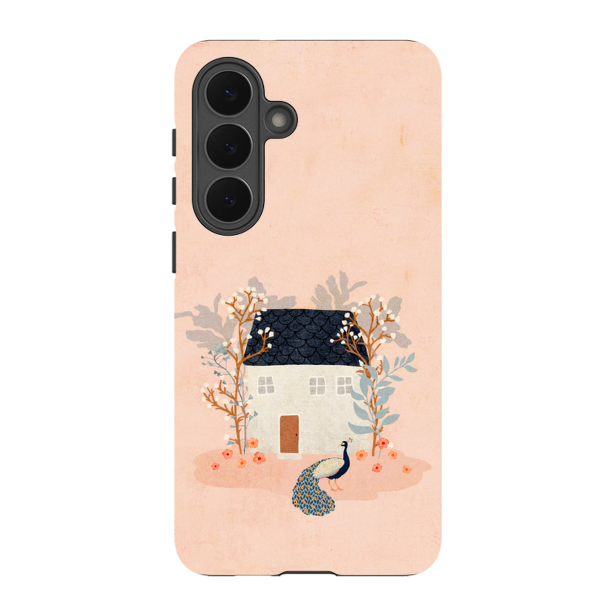 Samsung Tough Case - Home Pink By Katherine Quinn