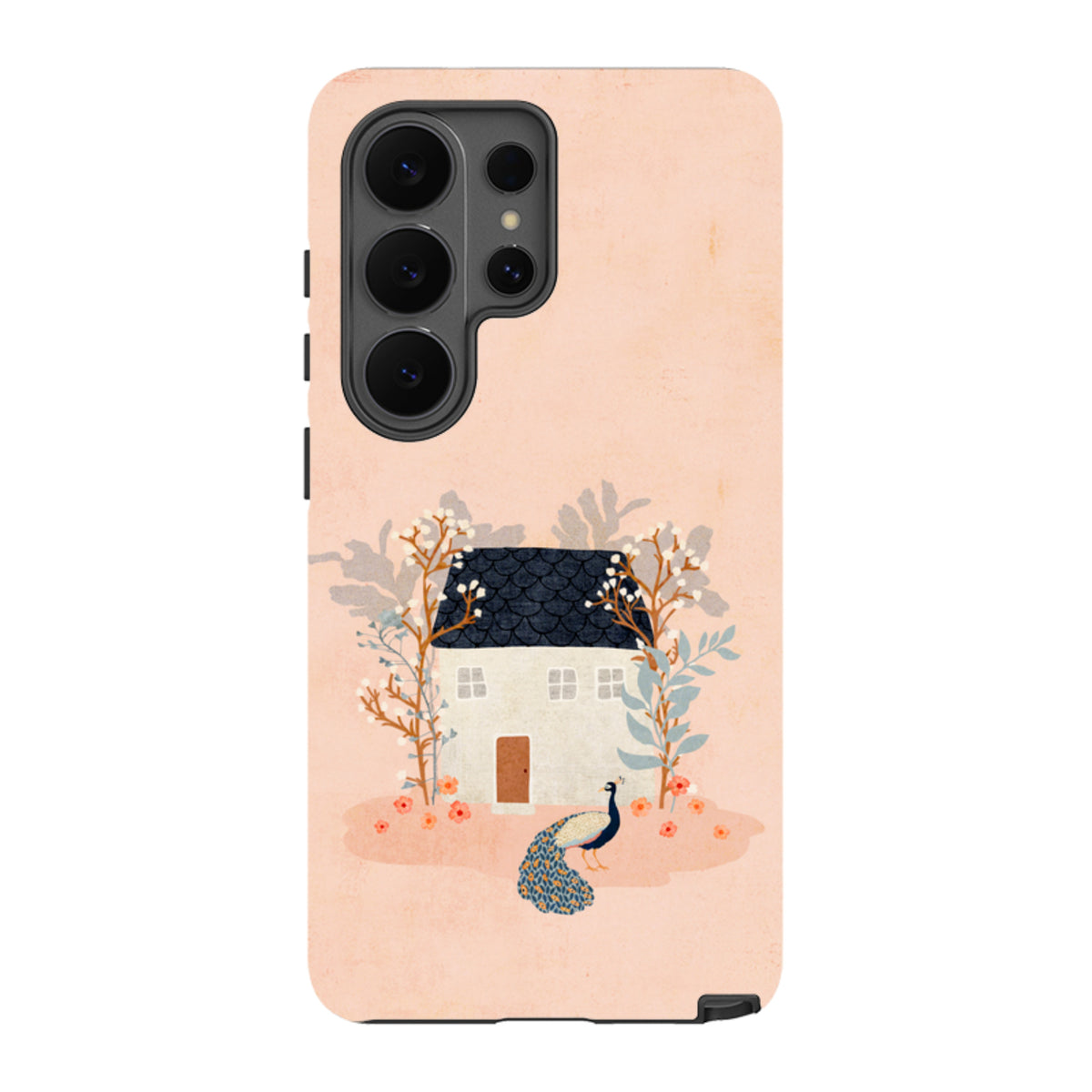 Samsung Tough Case - Home Pink By Katherine Quinn