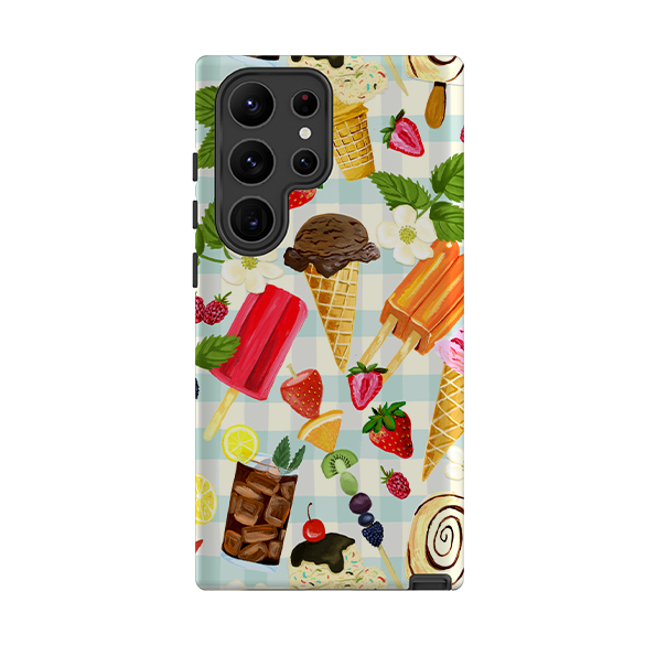 Samsung Tough Case - Ice Floral By Abby Jacobs