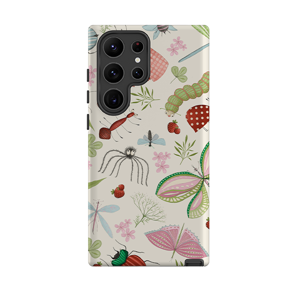 Samsung Tough Case - Insects Pattern By Maja Lindberg