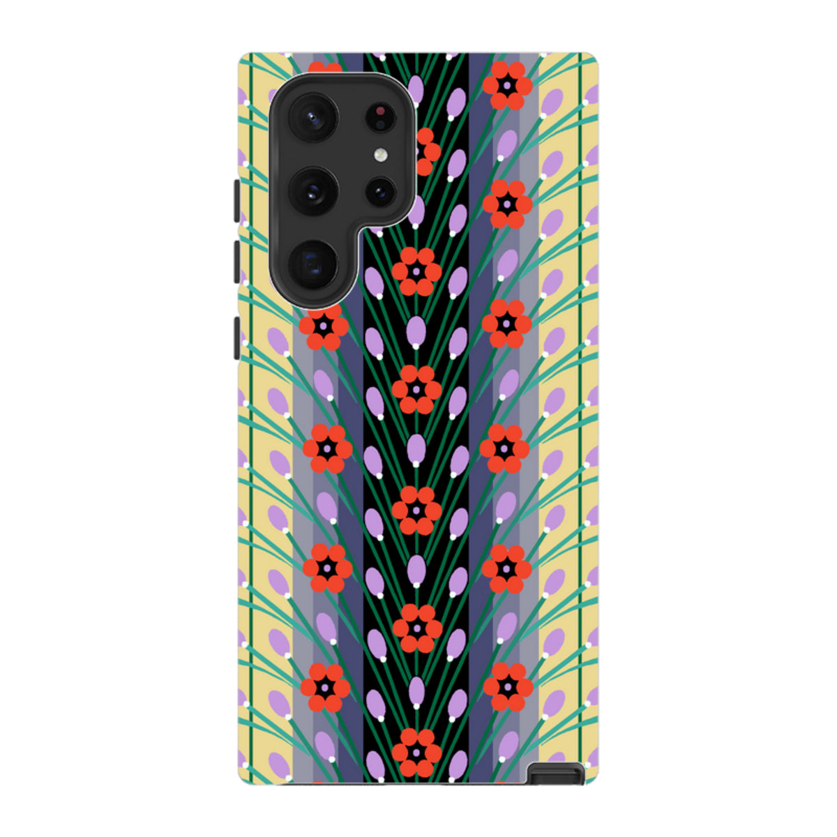 Samsung Tough  Case - Lavender Yellow By Cressida Bell