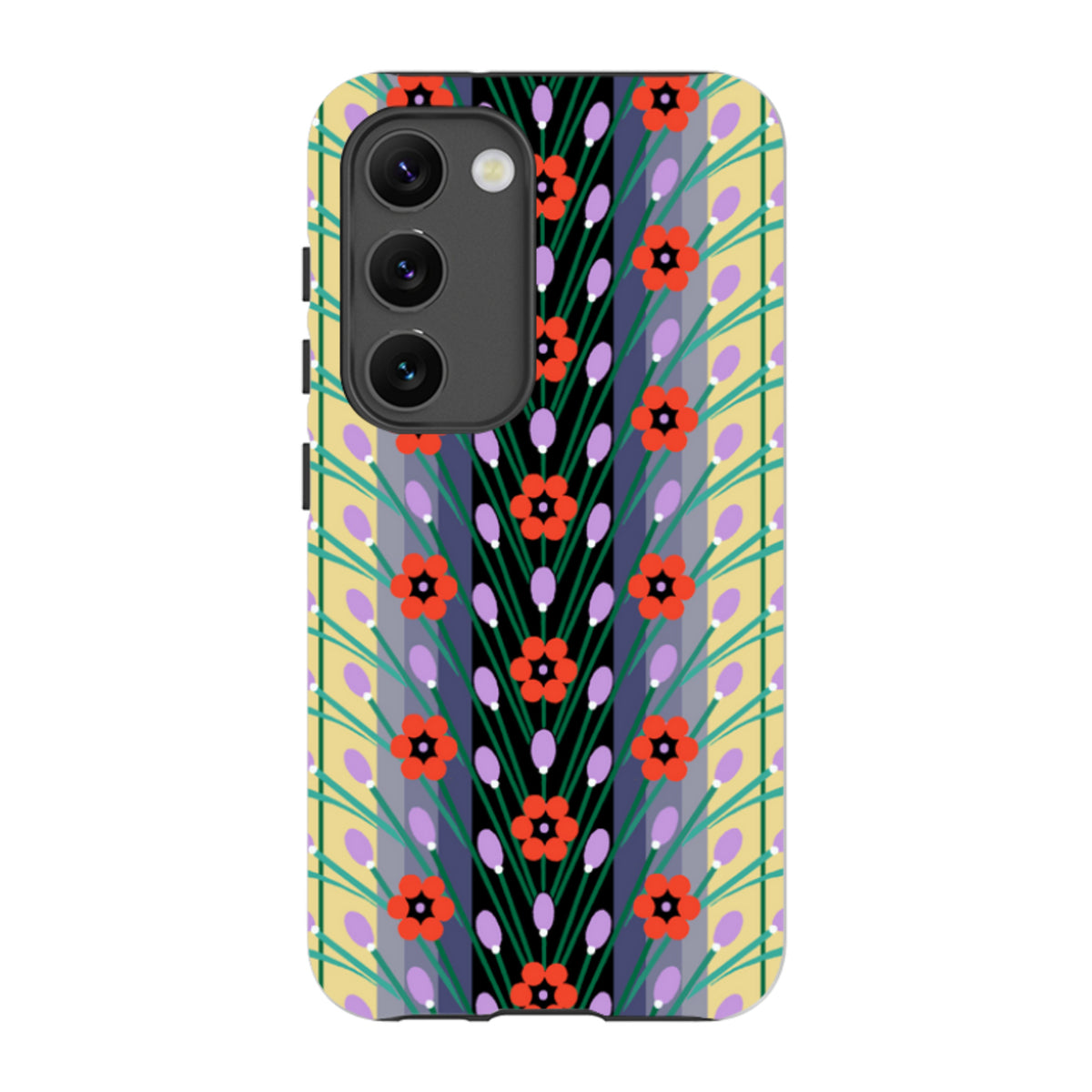 Samsung Tough  Case - Lavender Yellow By Cressida Bell