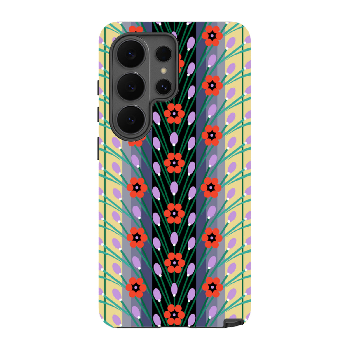 Samsung Tough  Case - Lavender Yellow By Cressida Bell