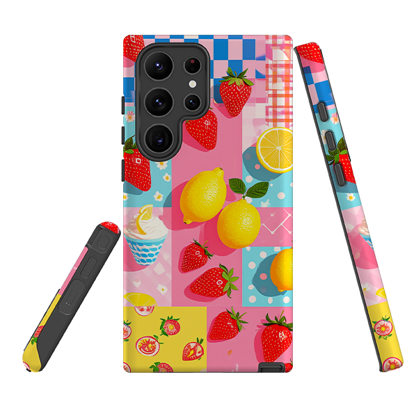 Samsung Tough Case - Lemon Strawberry Icecream