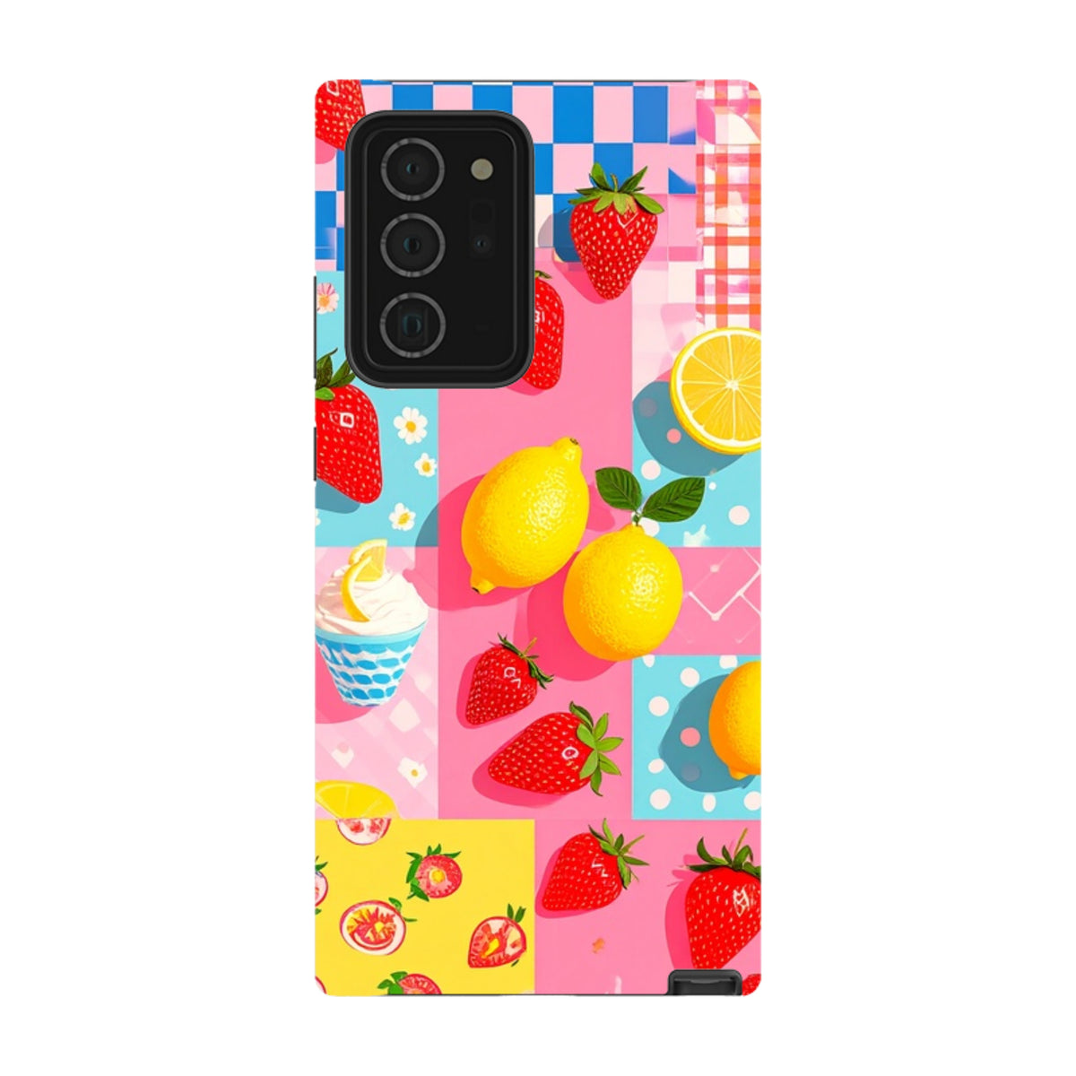 Samsung Tough Case - Lemon Strawberry Icecream